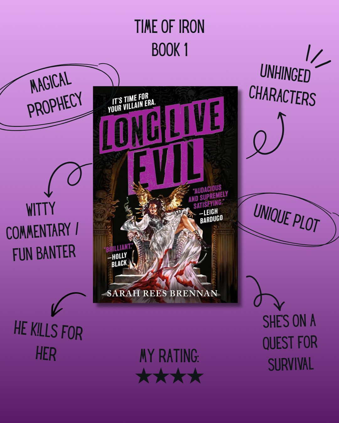 Long Live Evil, by Sarah Rees Brennan