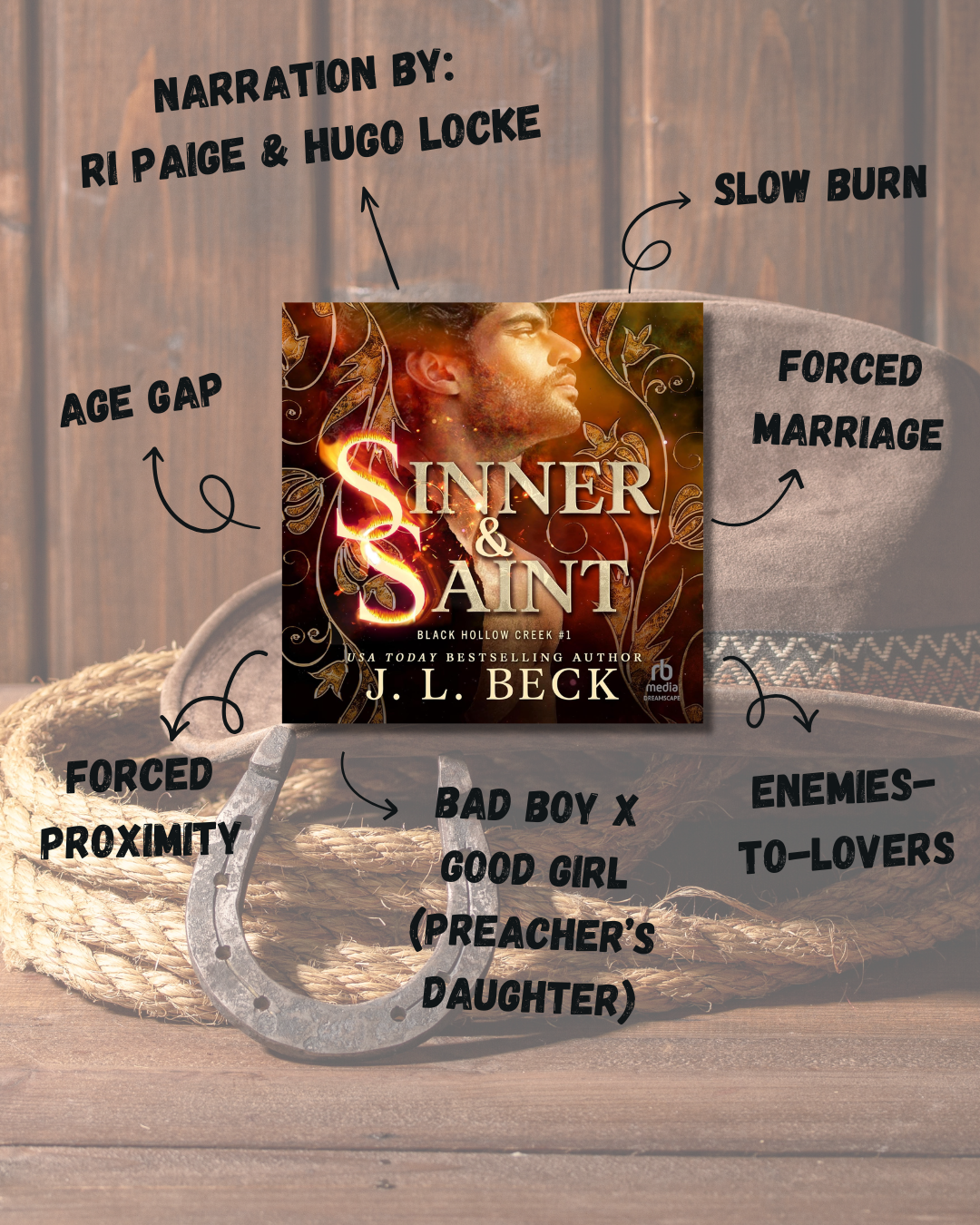 Sinner & Saint, by J.L. Beck